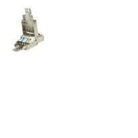 LogiLink MP0080 - CAT.8.1 feldkonfektionierbarer RJ45 Stecker Gris, Acero inoxidab