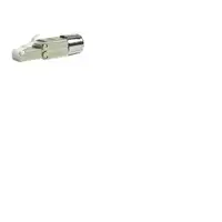LogiLink MP0080 - CAT.8.1 feldkonfektionierbarer RJ45 Stecker Gris, Acero inoxidab