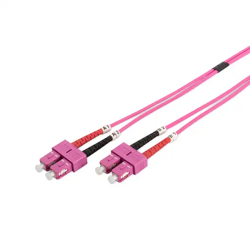 Digitus Cable de conexión multimode de fibra óptica, OM4, SC/SC