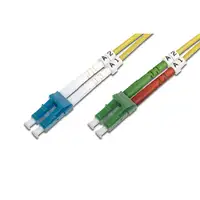 Digitus Cable de conexión modo único de fibra óptica, LC (APC)/LC