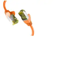 EFB Elektronik EC020200105 cable de red Naranja 1 m Cat6a S/FTP (S-STP)