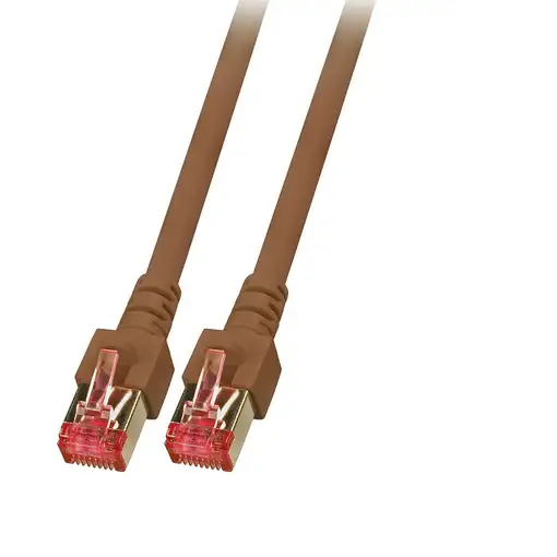 EFB Elektronik Patchkabel RJ45 S/FTP Cat6 3 m braun cable de red Marrón S/FTP (S-S