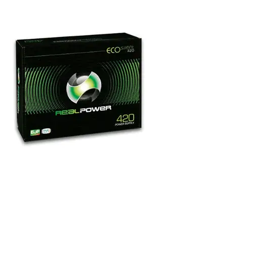 RealPower RP420 ECO unidad de fuente de alimentación 420 W 20+4 pin ATX ATX Plata