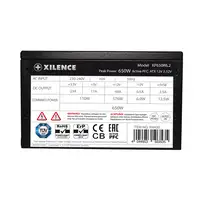 Xilence XP650R6.2 unidad de fuente de alimentación 650 W 20+4 pin ATX ATX Negro