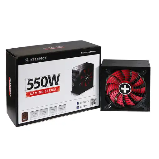 Xilence Performance A+ XN215 unidad de fuente de alimentación 550 W 20+4 pin ATX A