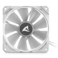 Sharkoon F50 Carcasa del ordenador Ventilador 12 cm Gris, Blanco