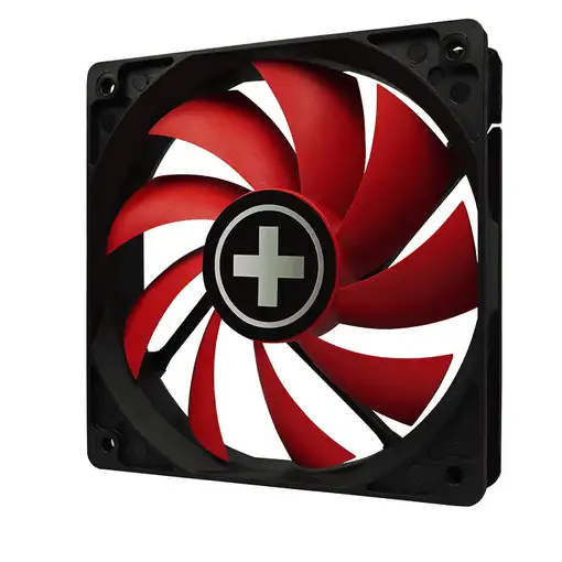 Xilence XPF120.R Carcasa del ordenador Ventilador 12 cm Negro, Rojo