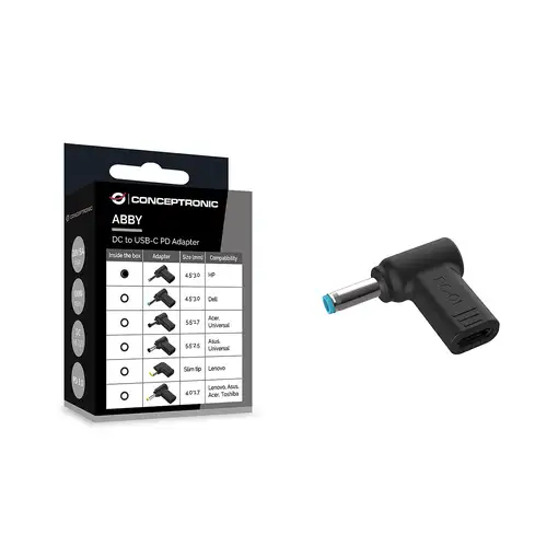Conceptronic ABBY15PC01 accesorio para portatil Clavija de adaptador de corriente