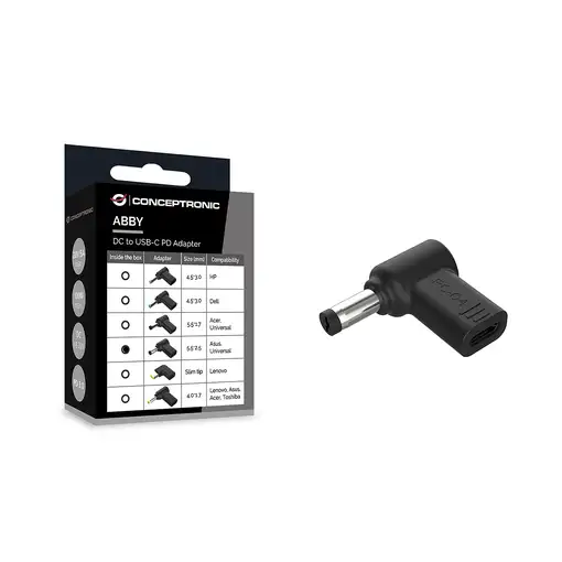 Conceptronic ABBY15PC04 accesorio para portatil Clavija de adaptador de corriente