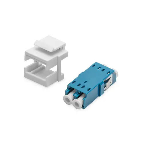 Digitus Acoplamiento para cable de fibra óptica LC/LC dúplex, monomodo, módulo Key