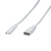 LogiLink 2m, IEC 60320-C8/IEC 60320-C7 Blanco C7 acoplador C8 acoplador