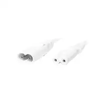 LogiLink 2m, IEC 60320-C8/IEC 60320-C7 Blanco C7 acoplador C8 acoplador