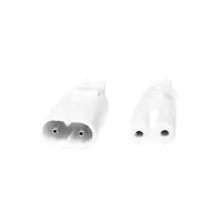 LogiLink 2m, IEC 60320-C8/IEC 60320-C7 Blanco C7 acoplador C8 acoplador