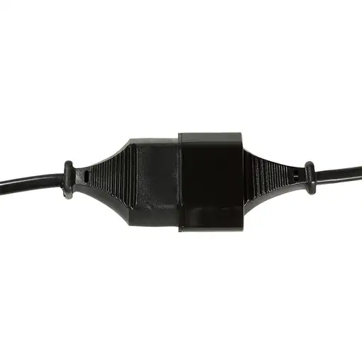 LogiLink 1m, 2xCEE 7/16 Negro CEE7/16
