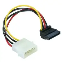 DeLOCK Cable Power SATA HDD > 4pin male – angled Multicolor 0,15 m