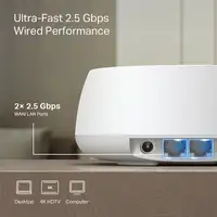 TP-Link DECO BE25(2-PACK) sistema Wi-Fi Mesh (Wi-Fi en malla) Doble banda (2,4 GHz