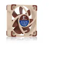 Noctua NF A4x10 PWM Carcasa del ordenador Ventilador 4 cm Beige, Rojo