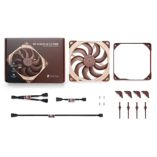 Noctua NF-A14X25 G2 LS-PWM sistema de refrigeración para ordenador Carcasa del ord