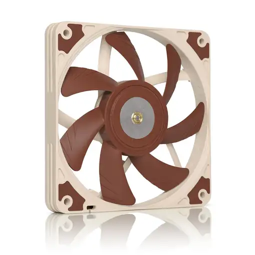Noctua NF-A12x15 FLX Carcasa del ordenador Ventilador 12 cm Beige, Marrón