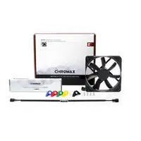 Noctua NF-S12A PWM chromax.black.swap Carcasa del ordenador Ventilador 12 cm Negro