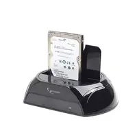 Gembird HD32-U3S-2 base de conexión para disco duro Negro