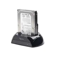 Gembird HD32-U3S-2 base de conexión para disco duro Negro