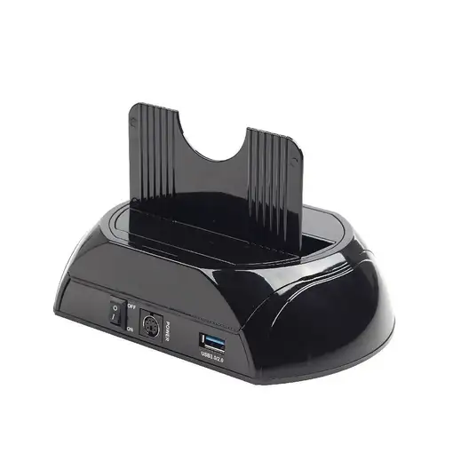 Gembird HD32-U3S-2 base de conexión para disco duro Negro