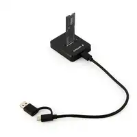 Gembird DD-U3M2 base de conexión para disco duro USB 3.2 Gen 1 (3.1 Gen 1) Type-C