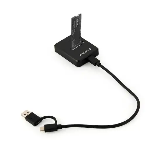 Gembird DD-U3M2 base de conexión para disco duro USB 3.2 Gen 1 (3.1 Gen 1) Type-C