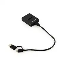 Gembird DD-U3M2 base de conexión para disco duro USB 3.2 Gen 1 (3.1 Gen 1) Type-C