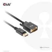 CLUB3D CAC-1012 adaptador de cable de vídeo 2 m DisplayPort VGA (D-Sub) Negro