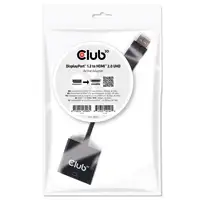 CLUB3D DisplayPort 1.2 a HDMI 2.0 UHD Adaptador Activo
