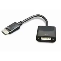 Gembird A-DPM-DVIF-002 adaptador de cable de vídeo 0,1 m DisplayPort DVI Negro
