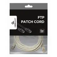 Gembird PP22-3M cable de red Beige Cat5e