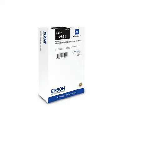 Epson C13T75514N cartucho de tinta 1 pieza(s) Original Alto rendimiento (XL) Negro