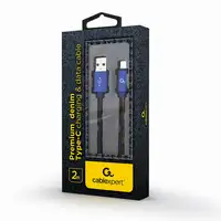 Cablexpert CC-USB2J-AMCM-2M-BL cable USB USB 2.0 USB A USB C Azul