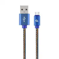 Cablexpert CC-USB2J-AMCM-2M-BL cable USB USB 2.0 USB A USB C Azul