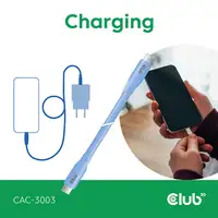 CLUB3D CAC-3003 cable USB USB4 Gen 3x2 2 m USB C Azul