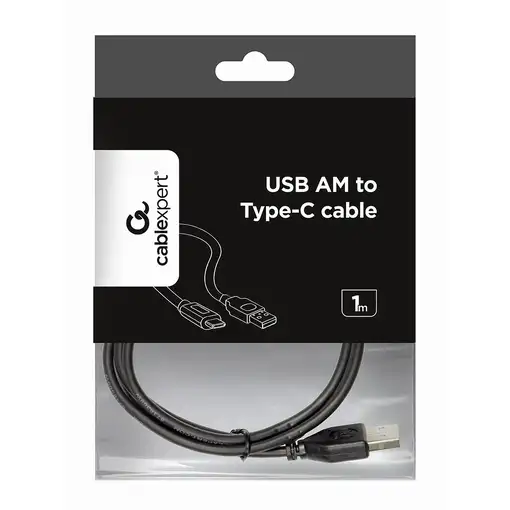 Gembird CCP-USB2-AMBM-1M cable USB USB 2.0 USB A USB B Negro