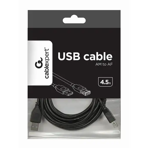 Gembird CCP-USB2-AMAF-15C cable USB USB 2.0 4,6 m USB A Negro
