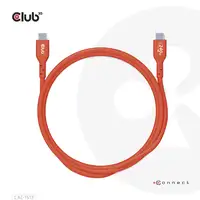 CLUB3D Cable certificado USB2 tipo C bidireccional USB-IF Datos 480 Mb, PD 240 W (