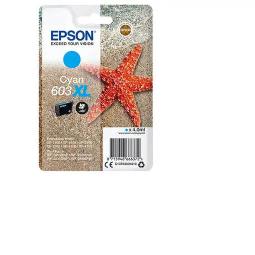 Epson Singlepack Cyan 603XL Ink