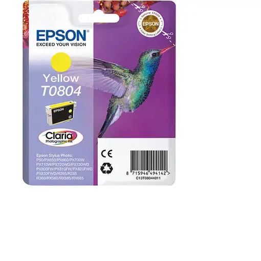 Epson Hummingbird Cartucho T0804 amarillo