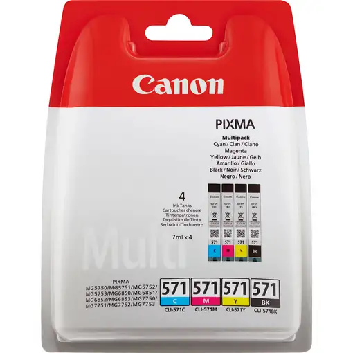 Canon 0386C005 cartucho de tinta 4 pieza(s) Original Negro, Cian, Magenta, Amarill