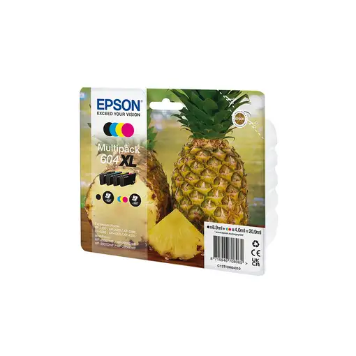 Epson 604XL cartucho de tinta 4 pieza(s) Original Alto rendimiento (XL) Negro, Cia
