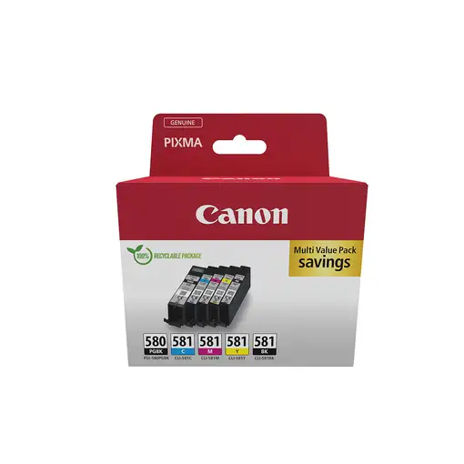 Canon 2078C008 cartucho de tinta 5 pieza(s) Original Negro, Cian, Magenta, Amarill