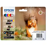 Epson Squirrel Multipack 6-colours 378XL / 478XL Claria Photo HD Ink