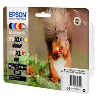 Epson Squirrel Multipack 6-colours 378XL / 478XL Claria Photo HD Ink
