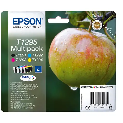 Epson Apple Multipack T1295 4 colores (etiqueta RF)