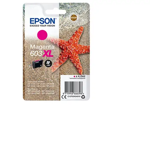Epson Singlepack Magenta 603XL Ink